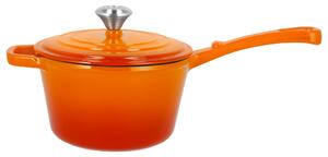 Silvercrest® Litinový rendlík Premium, Ø 18 cm (oranžová) (100409483005)