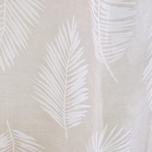 Béžová záclona 183x140 cm Palm Leaf - Catherine Lansfield