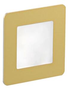 LDST DI-01-SZ-BC9 - LED schodišťové svítidlo DIANA 9xLED/1,2W/230V zlatá 3500K