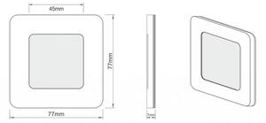LDST DI-01-CB-BC9 - LED Schodišťové svítidlo DIANA LED/1,2W/230V 3500K