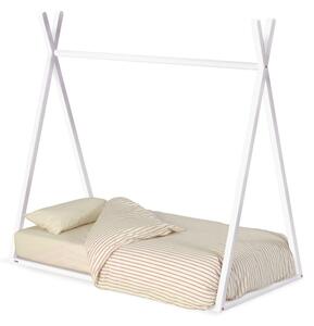 Bílá domečková dětská postel z bukového dřeva 70x140 cm Maralis – Kave Home