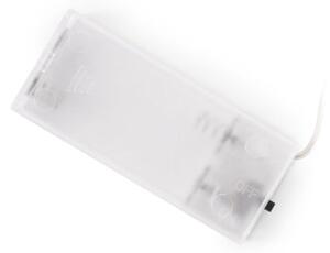 LED vánoční řetěz 1,35m, vnitřní, teplé světlo, 10 LED koulí 5,5cm, na baterie AA