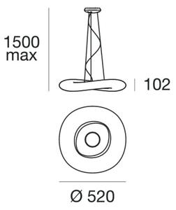 Linea Light 8005 - LED Stmívatelný lustr na lanku MR. MAGOO LED/23W/230V