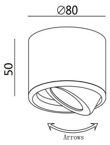 Fabas 3430/71/102 - LED Bodové svítidlo ANZIO LED/6W/230V