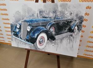 Obraz historické retro auto - 60x40 cm