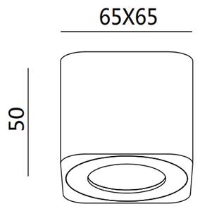 Fabas 3429-71-102 - LED bodové svítidlo PALMI LED/6W/230V