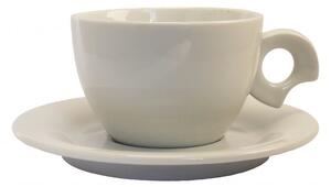 Karlovarský porcelán DOVA na cappuccino s podšálkem 240 ml