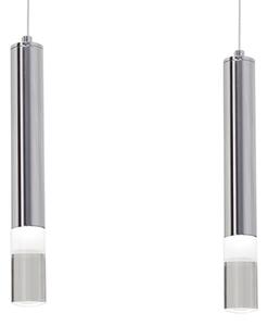LED Lustr na lanku ICE 3xLED/5W/230V