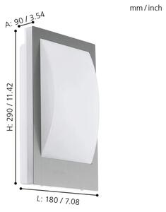 Eglo 97239 - LED Stmívatelné venkovní svítidlo VERRES-C 1xE27/9W/230V BT IP44