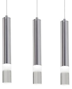 LED Lustr na lanku ICE 5xLED/5W/230V