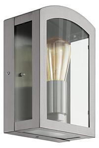 Eglo 97477 - Venkovní nástěnné svítidlo PARETTA 1xE27/60W/230V matný chrom IP44