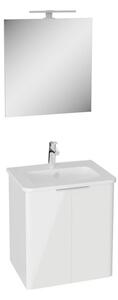 Koupelnová sestava s umyvadlem VitrA Mia 56,5x62,5x44,5 cm bílá lesk MIASETPR60B