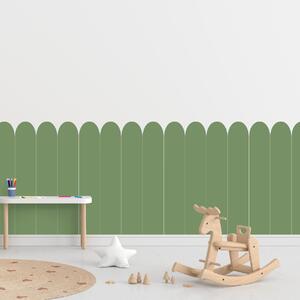 PIPPER. Textilní samolepící tapeta - Oblouk - Zelená barva Barva: Bledá, Velikost: 100cm