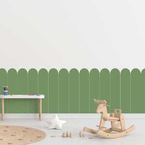 PIPPER. Textilní samolepící tapeta - Oblouk - Zelená barva Barva: Bledá, Velikost: 80cm