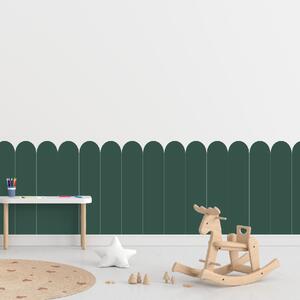 PIPPER. Textilní samolepící tapeta - Oblouk - Zelená barva Barva: Tmavá, Velikost: 80cm