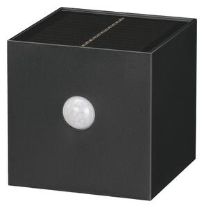 Retlux-LED Solární nástěnné svítidlo se senzorem LED/1W/3,7V 1200 mAh IP44 černá