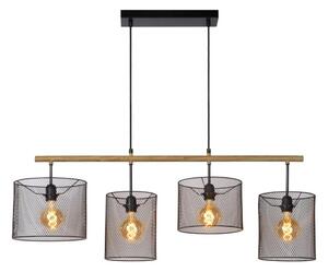Lucide 45459/04/30 - Lustr na lanku BASKETT 4xE27/60W/230V
