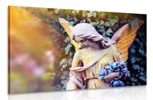 Obraz socha anděla - 120x80 cm