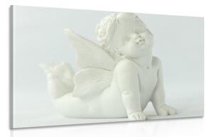 Obraz roztomilá soška anděla - 120x80 cm