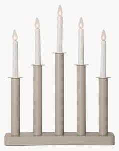 Adventní svícen z borovicového a březového dřeva Plate