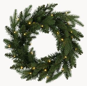 Exteriérový vánoční LED věnec se soumrakovým senzorem Byske, Ø 45 cm