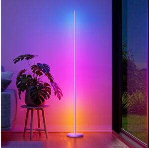 Nanoleaf NL7204K0201A070-LEDRGBW Stm. stoj. lampa 22W/230V 2200-6500K Wi-Fi bílá