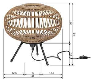 BASICLABEL Stolní lampa Laut 33 × 35 × 35 cm