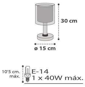 Dalber D-41411E - Dětská stolní lampička CLOUDS 1xE14/40W/230V