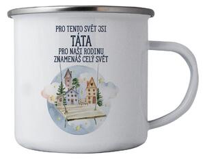Bohemia Gifts Plechový hrnek Táta, 350 ml