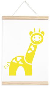 Dětský plakát - žirafa