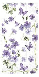Papírové ubrousky v sadě 16 ks Purple Spring - IHR