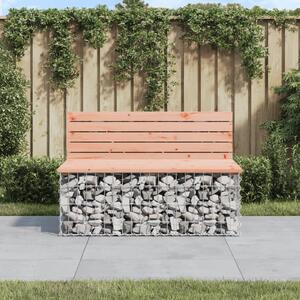 Zahradní lavice gabionový design 103x70x65 cm masivní douglaska
