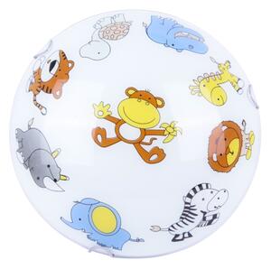 Globo 40607 - Dětské stropní svítidlo KIDDY 2xE27ILLU/60W/230V