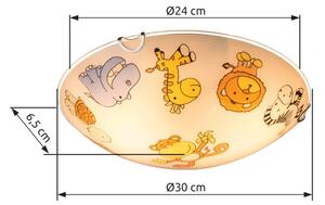 Globo 40607 - Dětské stropní svítidlo KIDDY 2xE27ILLU/60W/230V