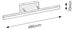 Rabalux 5720 - LED Koupelnové osvětlení zrcadla SILAS LED/12W/230V