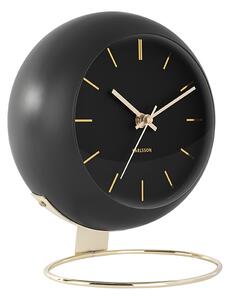 Stolní hodiny Globe černé, des. Armando Breeveld KARLSSON (Barva - černá)