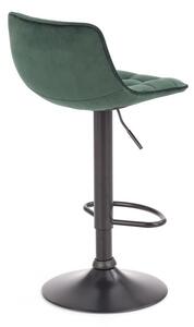 Barová židle H95, tmavě zelená