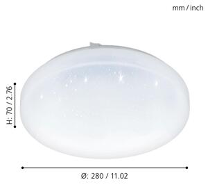 Eglo 97877 - LED Stropní svítidlo FRANIA-S LED/11,5W/230V