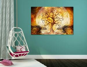 Obraz magický strom života - 60x40 cm