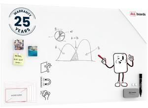 Matná magnetická skleněná tabule 140×80 cm, TSO140x80P4