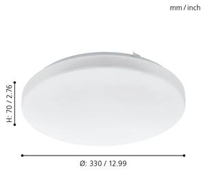 Eglo 97872 - LED Stropní svítidlo FRANIA LED/14,6W/230V
