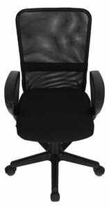 Kancelářská židle, černá, REMO 2 NEW