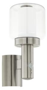 Eglo 95017 - Venkovní nástěnné svítidlo s čidlem POLIENTO 1xE27/40W IP44