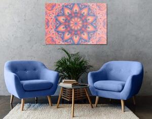 Obraz hypnotická Mandala - 60x40 cm