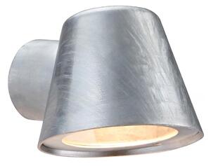 Nordlux - Venkovní nástěnné svítidlo ALERIA 1xGU10/35W/230V IP44 stříbrná