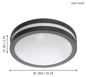 Eglo 97237 - LED Stmívatelné koupelnové svítidlo LOCANA-C LED/14W/230V BT IP44