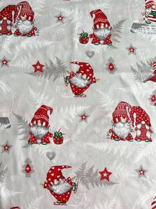 Povlečení bavlna deluxe vánoční skřítci rozměry: 140x200cm + 70x90cm