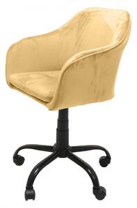 Topeshop Kancelářská židle Marlin žlutá