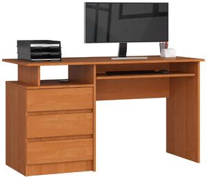 Ak furniture Volně stojící psací stůl CLP 135 cm olše
