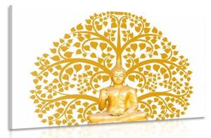 Obraz Budha se stromem života - 60x40 cm